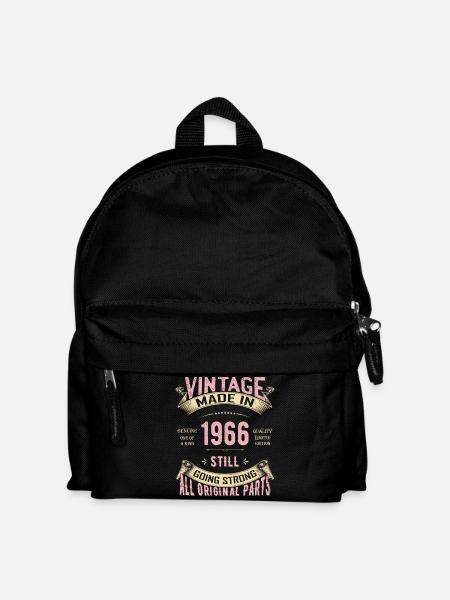 Vintage 1966 immer noch stark - Kinder Rucksack - Schwarz