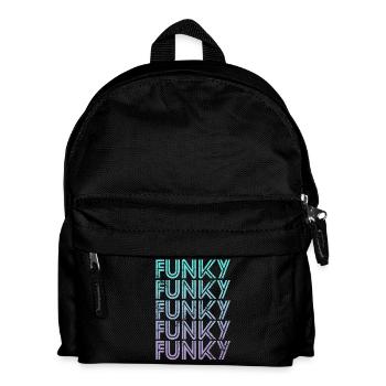 Funky Vintage - Kids' Backpack - black - Front