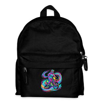 motocross riders - Kids' Backpack - black - Front