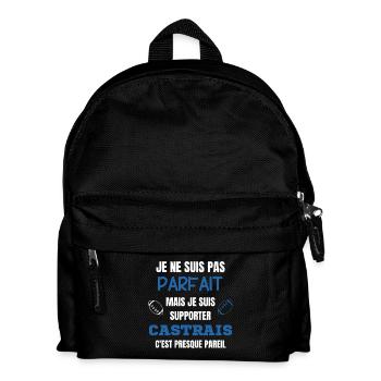 Supporter Rugby Castrais Humour - Kids' Backpack - black - Front