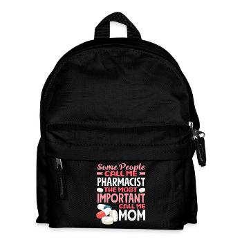 Apothekerin Mama Pharmazietechnikerin Mutter - Kinder Rucksack - Schwarz - Vorne