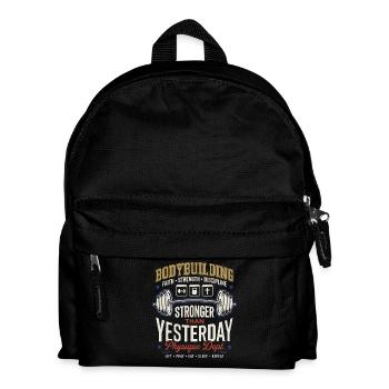 Bodybuilding Strength Faith Discipline - Kids' Backpack - black - Front