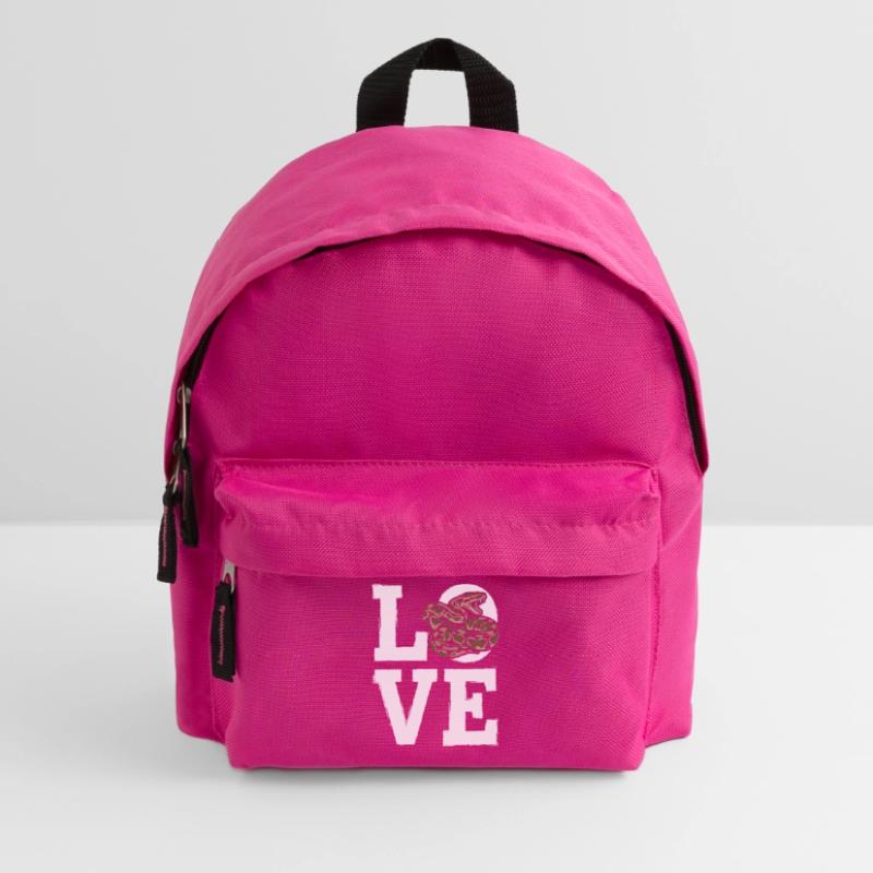 Königspython Schlangen LOVE Terrarium Python Kinder Rucksack