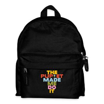 Puppet Made Me Do It - Kids' Backpack - black - Front