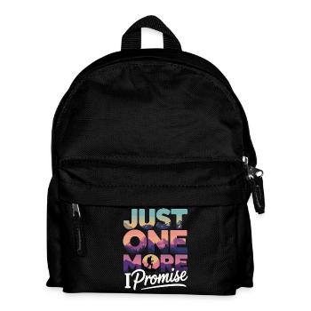 Just One More Promise - Wandern Retro - Kinder Rucksack - Schwarz - Vorne