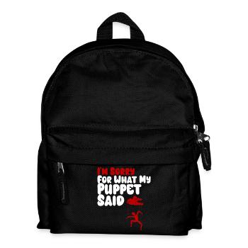 Puppet Confession on Strings - Kids' Backpack - black - Front