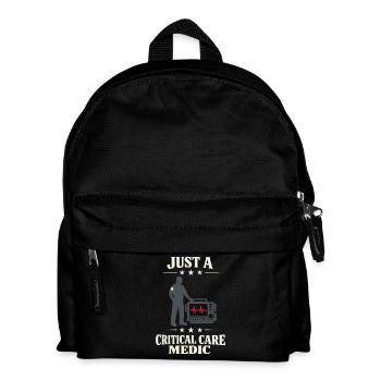 Intensive Care Paramedic Advanced EMT as Identity - Kids' Backpack - black - Front
