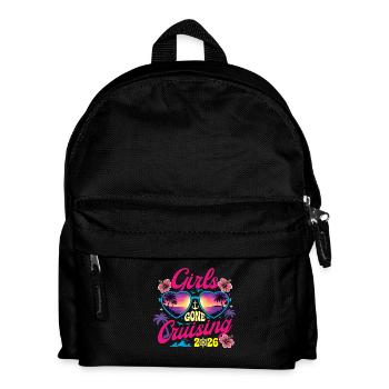 Girls Gone Cruising 2026 Retro Spring Break Vibe - Kids' Backpack - black - Front
