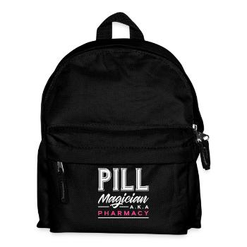 Pill magician, pharmacist, pharmacy technician - Kids' Backpack - black - Front