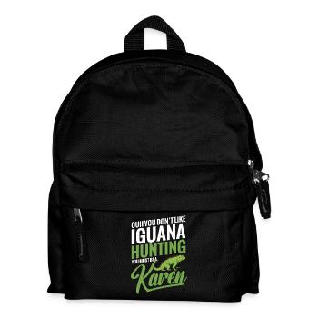  Iguana Hunting Equipment Reptile Slayer Lizard - Kids' Backpack - black - Front