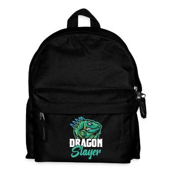 Dragon Hunter Reptile Hunting Gear Lizard Iguana - Kids' Backpack - black - Front
