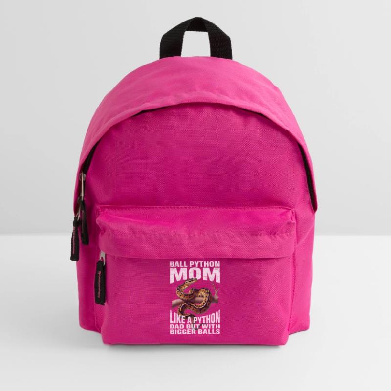 Königspython Mom Mama Schlangen Terrarium Python Kinder Rucksack