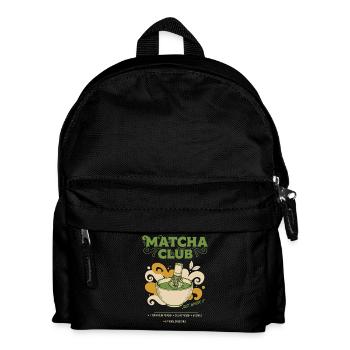 Matcha Club Just Whisk It Green Tea Matcha Latte - Kinder Rucksack - Schwarz - Vorne