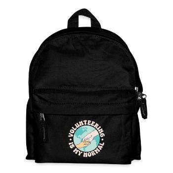 Volunteer Appreciation Is My Normal Volunteer - Kids' Backpack - black - Front