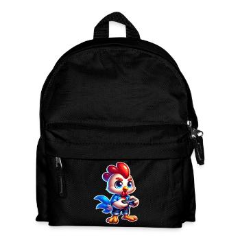 Gaming Huhn mit Controller - Kinder Rucksack - Schwarz - Vorne