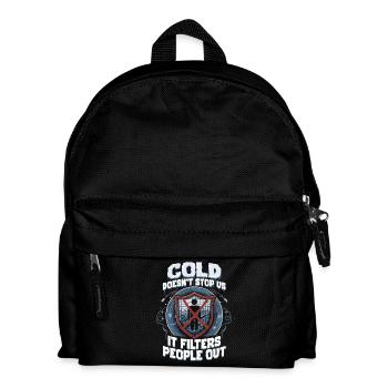 Eisangeln Cold Doesn't Stop Us - Kinder Rucksack - Schwarz - Vorne