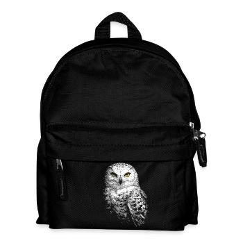 Snowy owl - Kids' Backpack - black - Front