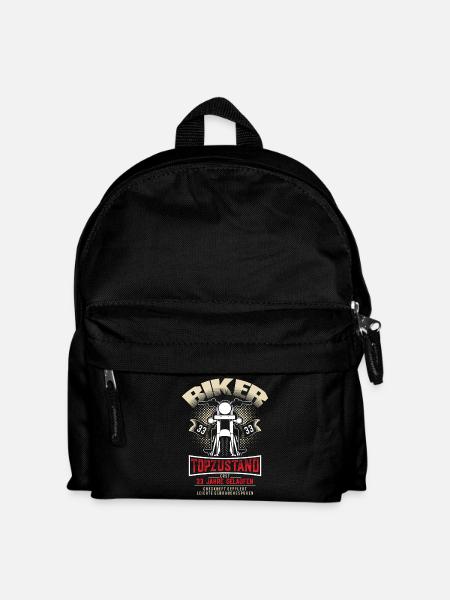 33. Geburtstag Motorradfahrer Motorrad - Kinder Rucksack - Schwarz