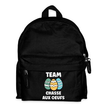 Easter, egg hunt - Kids' Backpack - black - Front