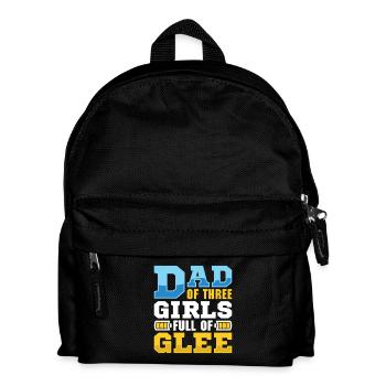 Père, père de trois filles et filles - Sac à dos Enfant - noir - Devant