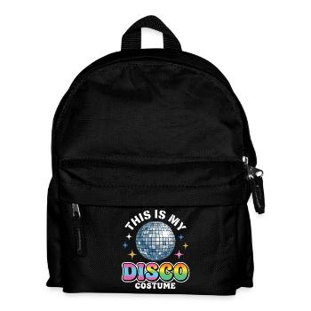 Voici mon costume disco boule disco - Sac à dos Enfant - noir - Devant