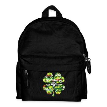 Graffiti Shamrock - Sac à dos Enfant - noir - Devant