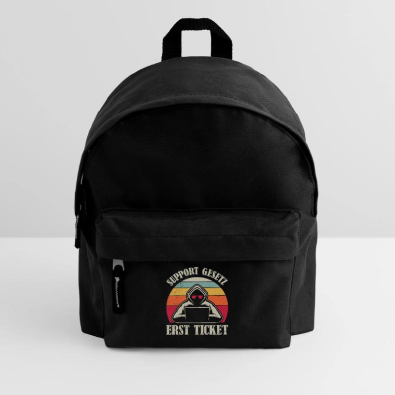 Computer Science Coder SUPPORT GESETZ ERST TICKET Kinder Rucksack