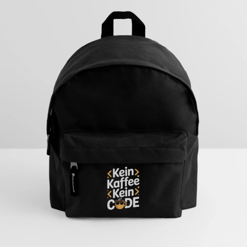 Kein Kaffee Kein Code Programmierer Informatiker Kinder Rucksack