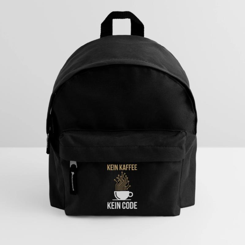 Kein Kaffee Kein Code Programmierer Informatiker Kinder Rucksack