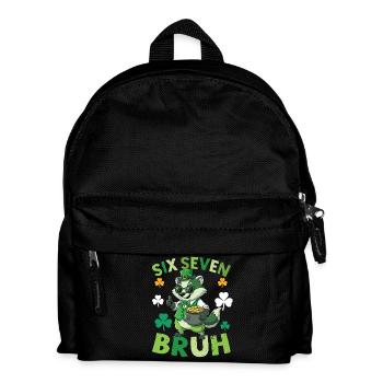 Raton laveur de la Saint-Patrick - Sac à dos Enfant - noir - Devant
