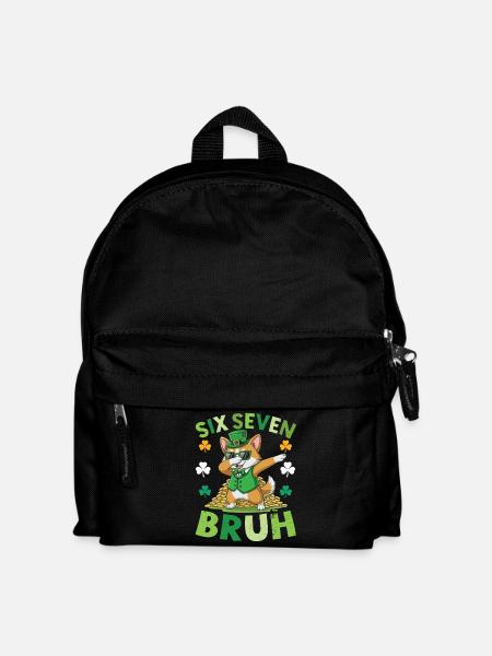 cat St. Patrick's Day - Kids' Backpack - black