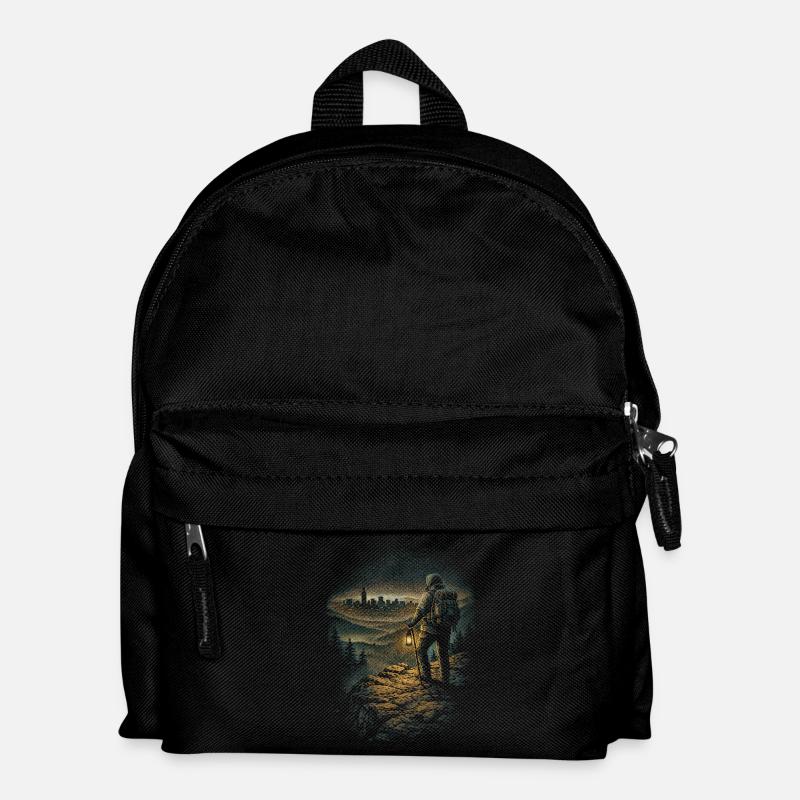 Prepper Überlebenskünstler - Kinder Rucksack - Schwarz