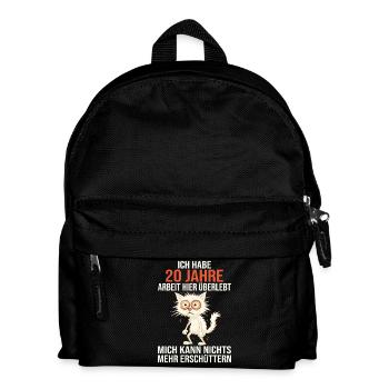 20th Company Anniversary Service Anniversary Work - Kids' Backpack - black - Front