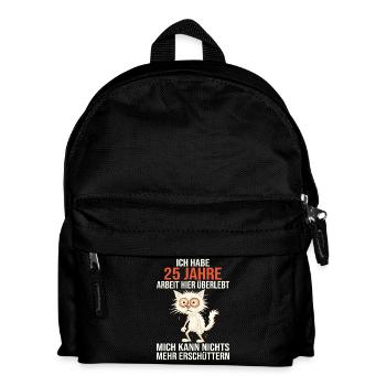 25th Company Anniversary Service Anniversary Work - Kids' Backpack - black - Front