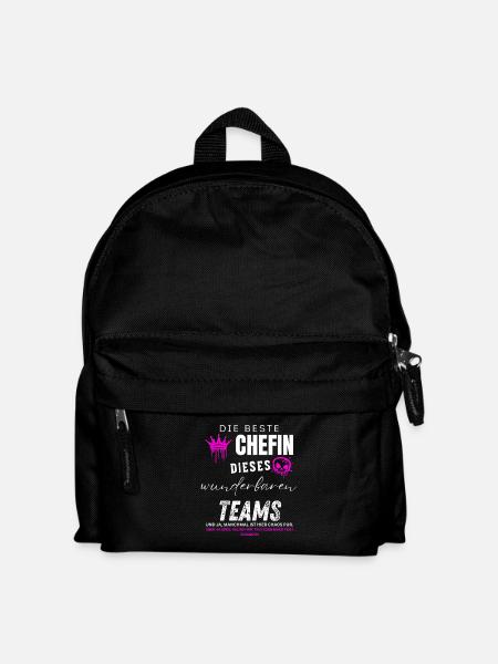beste Chefin wunderbares Team Chefin geschenke - Kids' Backpack - black
