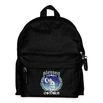 Ostara Frohes Ostern Heidnischer Frühling - Kinder Rucksack - Schwarz - Vorne