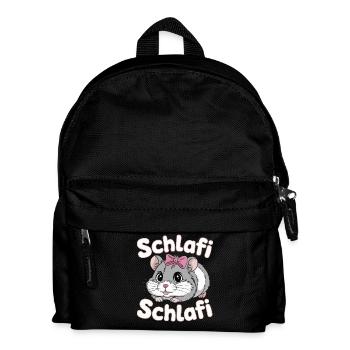 Schlafi Schlafi Hamster Design - Kids' Backpack - black - Front