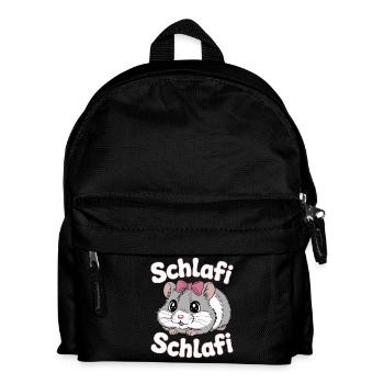 Schlafi Schlafi Hamster Design - Kids' Backpack - black - Front