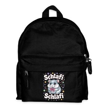 Schlafi Schlafi Hamster Design - Kids' Backpack - black - Front