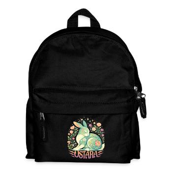 Bénédictions d’Ostara Joyeuses Pâques Lapin Ostara - Sac à dos Enfant - noir - Devant