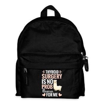 Articles de récupération pour la chirurgie thyroïdienne Lama Fan thyroïde - Sac à dos Enfant - noir - Devant