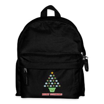 Cute Sushi Love Xmas Kawaii Merry Sushixmas - Kids' Backpack - black - Front