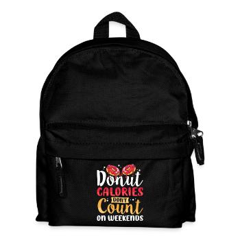 Restauration rapide en donuts - Sac à dos Enfant - noir - Devant