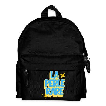 Die seltene Perle, positives Zitat - Kinder Rucksack - Schwarz - Vorne