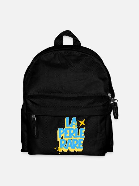 Die seltene Perle, positives Zitat - Kinder Rucksack - Schwarz