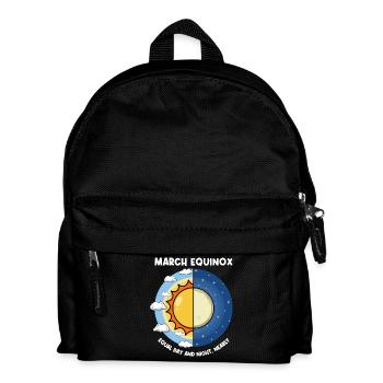 L’équinoxe de mars égale jour et nuit - Sac à dos Enfant - noir - Devant