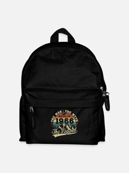 1966 Vintage Jahrgang Geburtstag Geschenk - Kinder Rucksack - Schwarz