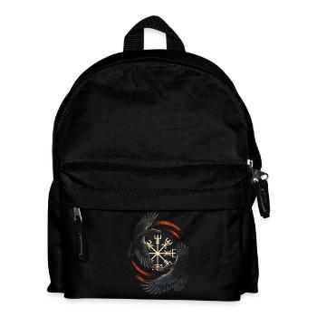 Corbeaux vikings scandinaves - Sac à dos Enfant - noir - Devant