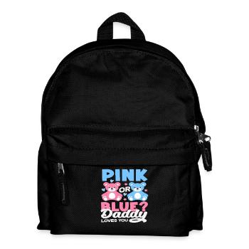 Ours rose ou bleu que papa t’aime - Sac à dos Enfant - noir - Devant