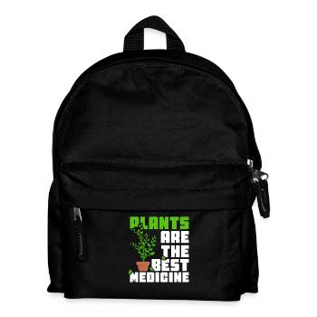 Plant Medicine - Kids' Backpack - black - Front